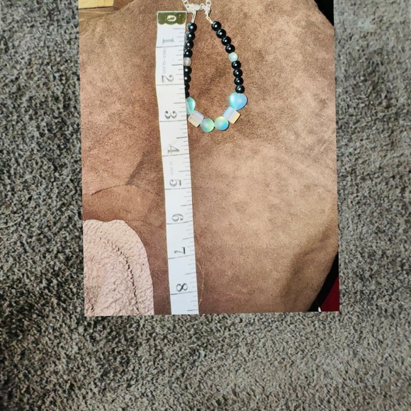 ANGEL AURA MATTE OBSIDIAN .925 hardware bracelet - Picture 3 of 5